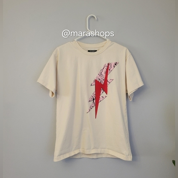 Isabel Marant Yates Ecru Printed T-shirt - Picture 2 of 7